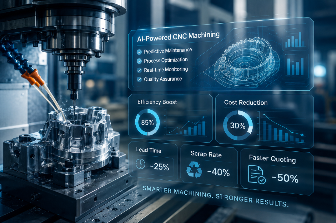 آیا هوش مصنوعی می تواند ماشینکاری CNC را سریعتر و مقرون به صرفه تر کند؟